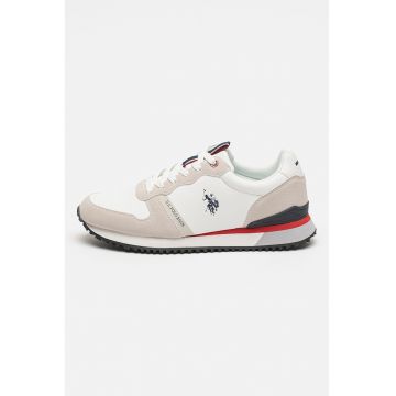 Pantofi sport cu insertii din piele intoarsa Traden