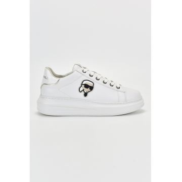 Pantofi sport de piele cu logo