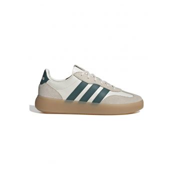 Pantofi sport de piele si piele intoarsa cu logo contrastant Barreda Decode