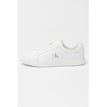 Pantofi sport din piele cu detaliu logo