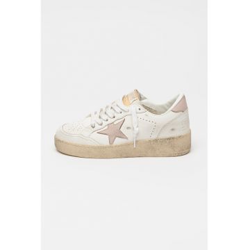 Pantofi sport din piele cu talpa flatform Ballstar 2