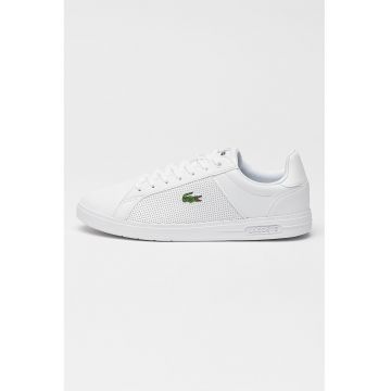 Pantofi sport din piele si piele ecologica cu aspect cu perforatii Lite Base