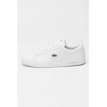 Pantofi sport din piele si piele ecologica cu detaliu logo Court Base