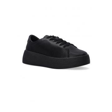 Pantofi sport wedge - din piele