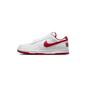 Pantofi sport de piele cu garnituri de piele ecologica