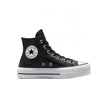 Pantofi sport femei cu platforma  Chuck Taylor All Star Lift Leather High Top 561675C19286