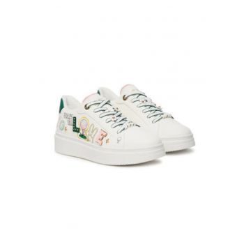 Tenisi dama  piele ecologica - multicolor