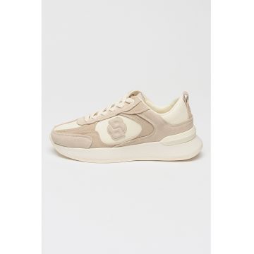 Pantofi sport de piel eintoarsa cu garnituri de piele ecologica Icon