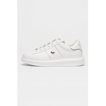 Pantofi sport de piele cu logo