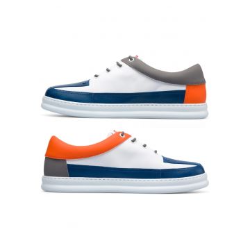 Pantofi sport din piele cu model colorblock Runner