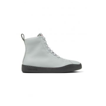 Pantofi sport high-top din piele