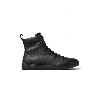 Pantofi sport high-top din piele