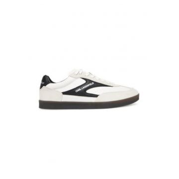 Tenisi barbatesti -  piele naturala - alb