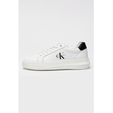 Pantofi sport de piele cu logo