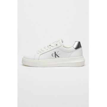 Pantofi sport din piele cu logo