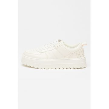 Pantofi sport flatform cu sireturi Lyssa