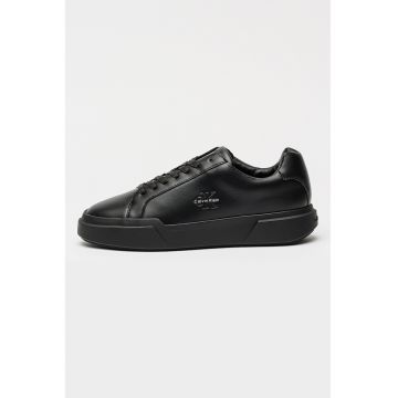 Pantofi sport low-cut de piele cu logo