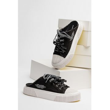 Pantofi sport slip-on cu logo