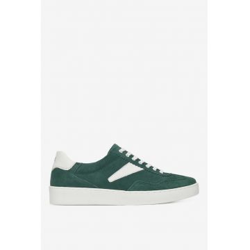 Pantofi dama  5903698177694 - Piele intoarsa - Verde