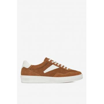 Pantofi dama  5903698177717 - Piele intoarsa - Maro