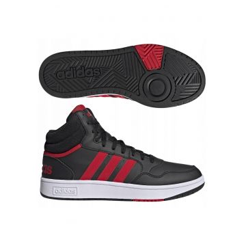 Pantofi Sport Barbati -  HOOPS MID - Sintetic - Negru