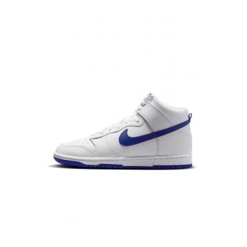 Pantofi sport -  Nike Dunk Hi Retro - Piele - Alb