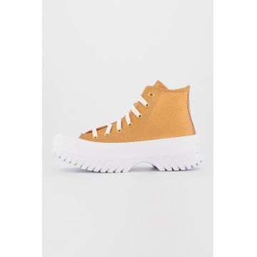 Tenisi unisex de piele ecologica cu aspect masiv Chuck Taylor All Star Lugged 2.0