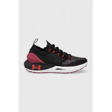 Under Armour pantofi de alergat Phantom 2 Intelliknit 3024155 culoarea negru, cu toc plat 3024155-601