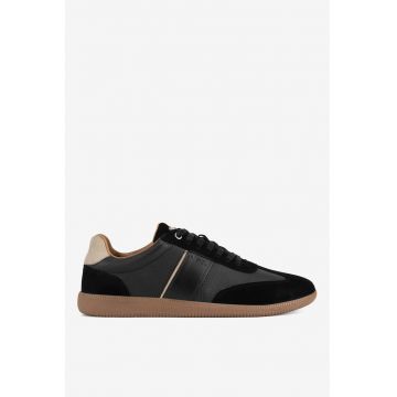 Pantofi barbati  5903419556920 - Piele nabuc - Negru