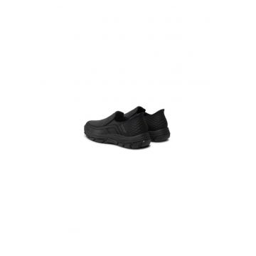 Pantofi sport barbati  303969486 - Piele naturala - Negru