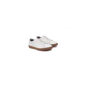 Pantofi sport barbati Jack Jones - 304810879 - Piele naturala - Alb