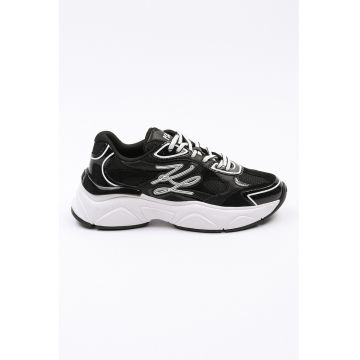 Pantofi sport cu insertii din piele