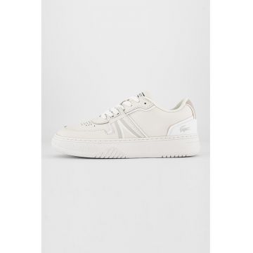 Pantofi sport de piele cu garnituri de piele ecologica