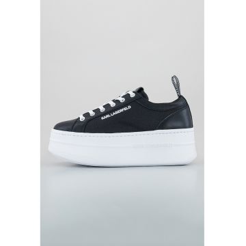 Pantofi sport de piele cu insertii de material textil Kobo III