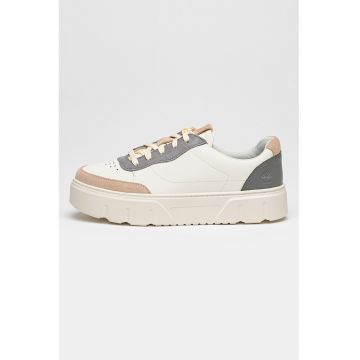 Pantofi sport de piele cu insertii de piele intoarsa Laurel Court