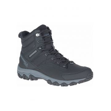 Ghete trekking barbati  Thermo Akita Mid - piele naturala - antracit