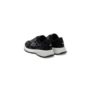 Pantofi sport barbati - KL55525 -  Piele naturala - Negru