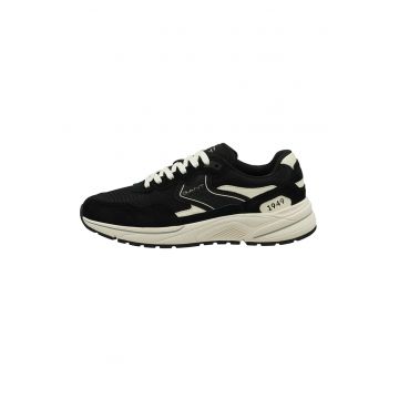 Pantofi sport de piele intoarsa cu insertii de plasa Jaybro