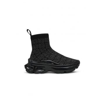 Pantofi sport slip on high-cut din plasa tricotata Master