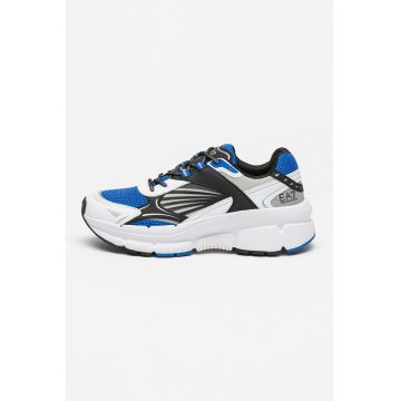 Pantofi sport unisex cu segmente din material sintetic