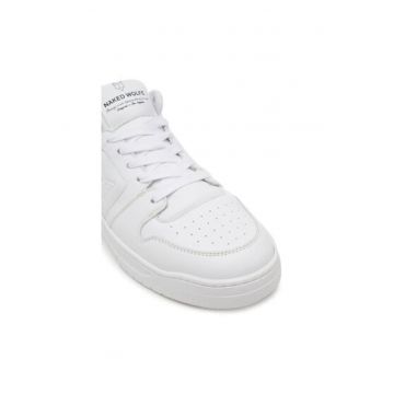 Pantofi sport barbati - -01 -  Piele naturala - Alb