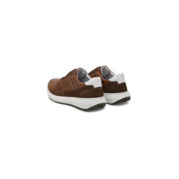 Pantofi sport barbati - 33610 -  Piele naturala - Maro