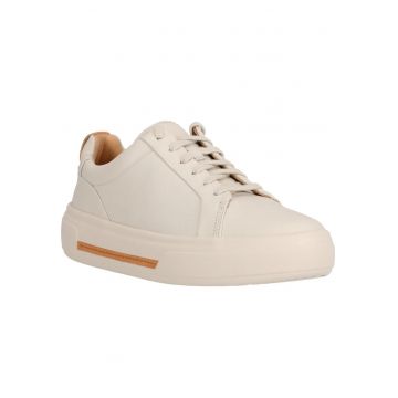 Pantofi sport  casual - piele naturala - crem -