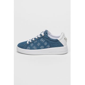 Pantofi sport din denim cu logo