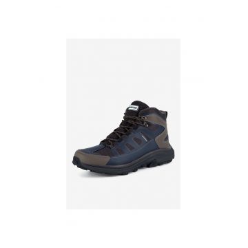 Pantofi sport pentru barbati  textil - bleumarin/maro -