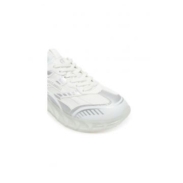 Pantofi sport barbati - 78QA3SQ2 ZSC45 -  Textil - 41 EU - Alb/Argintiu