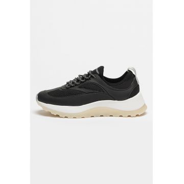 Pantofi sport cu insertii de plasa Runner