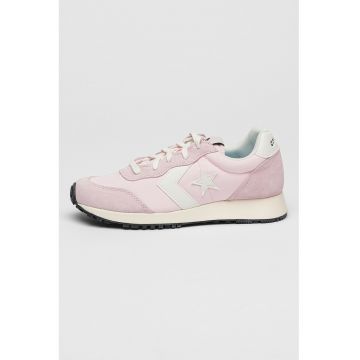 Pantofi sport cu segmente din piele intoarsa Omega