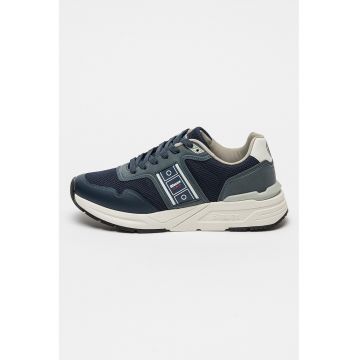 Pantofi sport cu insertii de piele ecologica Ray