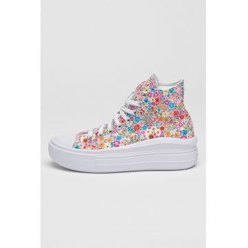Pantofi sport cu platforma si model floral Move